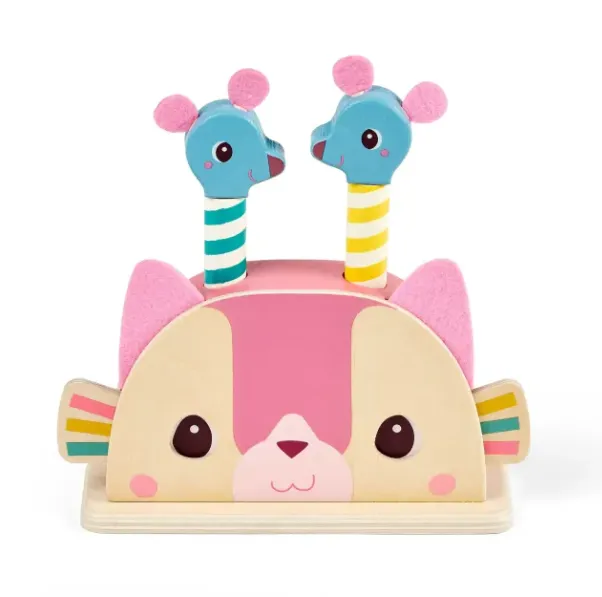 Gioco pop-up in legno Jeanne il gatto