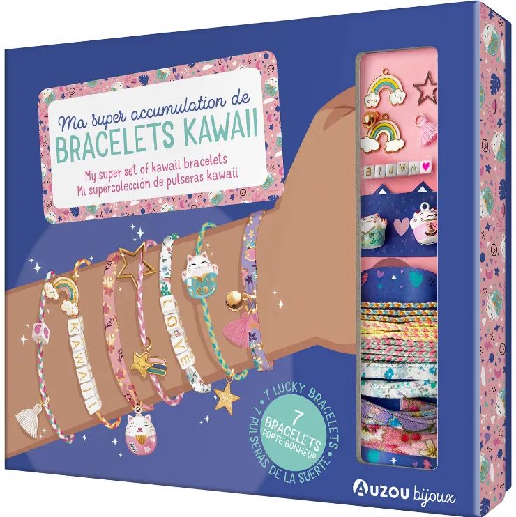 Cofanetto braccialetti kawaii