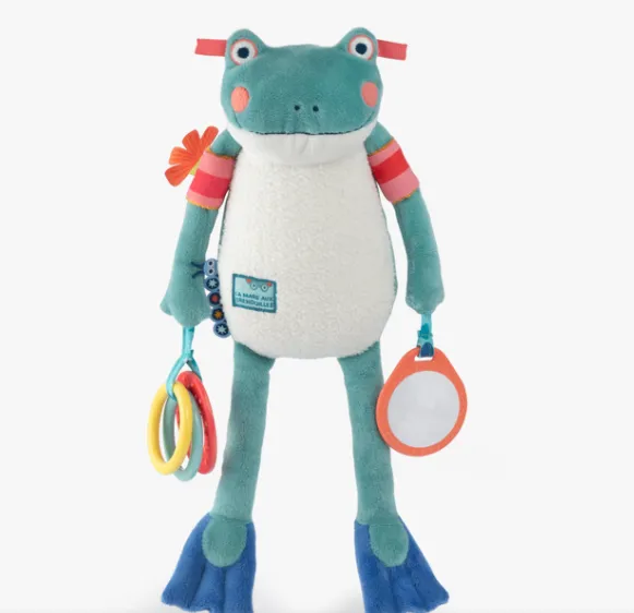 Peluche attività Raoul la rana - Lo stagno delle rane