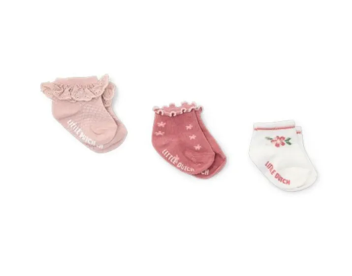 Confezione da 3 paia di calzini bassi 1/3 mesi - Multicolor - Giardino delle fate
