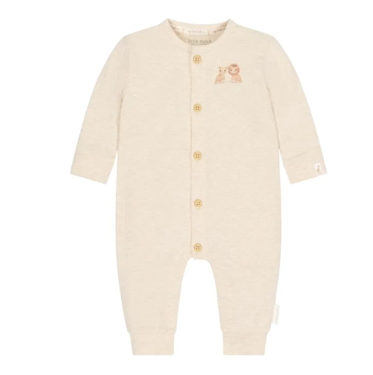 Tutina a maniche lunghe beige - Safari