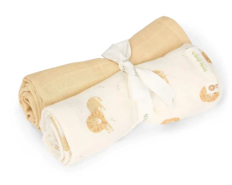 Set 2 Mussole Safari 70*70 cm