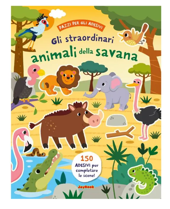 Gli straordinari animali della savana - Adesivi