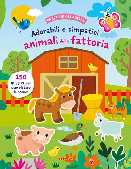 Adesivi Adorabili e simpatici animali della fattoria 