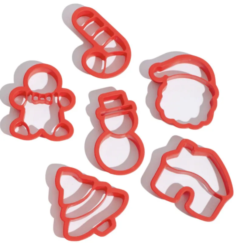 Formine per pasta modellabile Natale set da 6